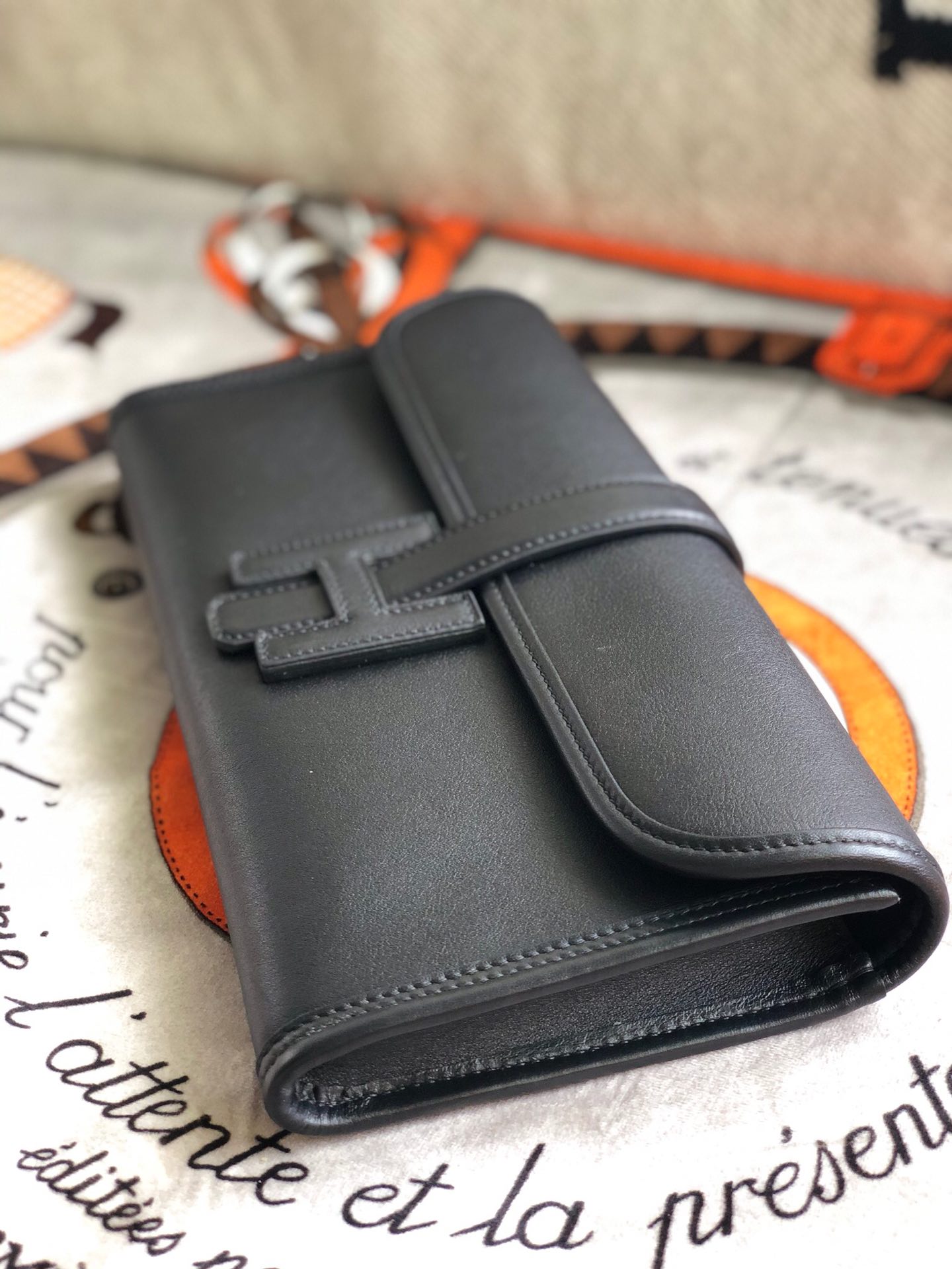 에르메스 지제 엘란29 블랙 스위프트 송아지가죽